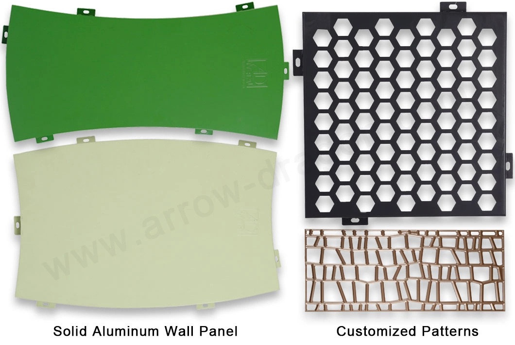 Sandwich Wall Cladding Building Material Aluminium Honeycomb Panel for Curtain Wall/Facade